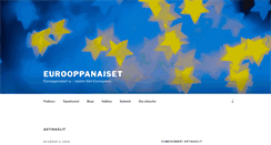 Desktop Screenshot of eurooppanaiset.fi