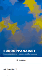 Mobile Screenshot of eurooppanaiset.fi