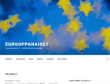 Tablet Screenshot of eurooppanaiset.fi